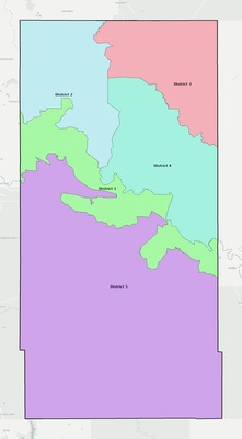 Perry County MS townships and subdivisions map