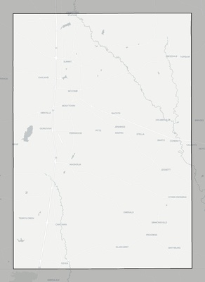 Pike County MS county basemap context