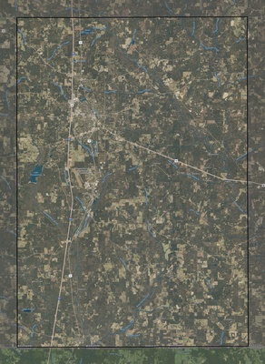 Pike County MS USGS imagery and topo map