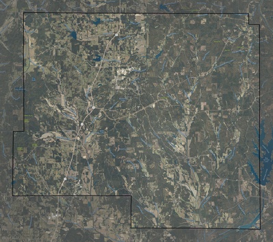 Prentiss County MS USGS imagery and topo map