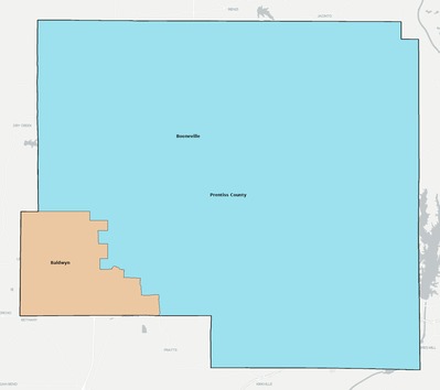Prentiss County MS school district boundaries map