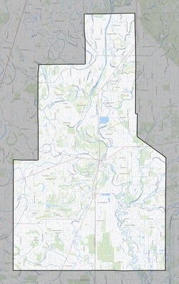 Quitman County MS USGS topo map
