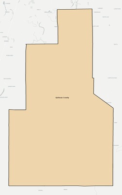 Quitman County MS school district boundaries map