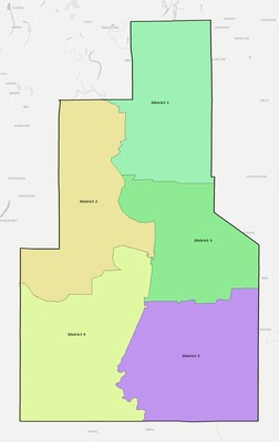 Quitman County MS townships and subdivisions map