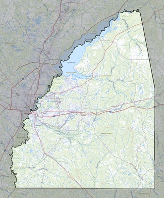 Rankin County MS USGS topo map