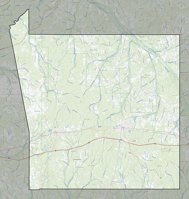 Scott County MS USGS topo map