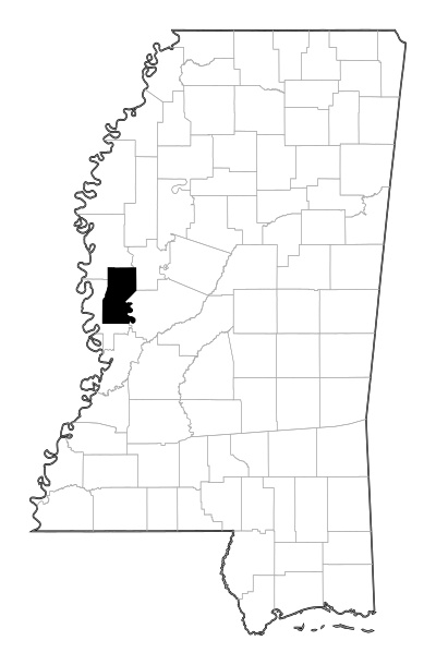 Sharkey County in Mississippi