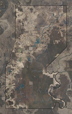 Sharkey County MS USGS imagery and topo map