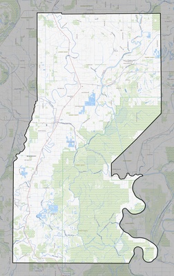 Sharkey County MS USGS topo map