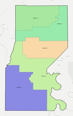 Sharkey County MS townships and subdivisions map