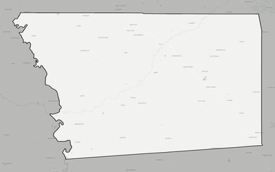 Simpson County MS county basemap context