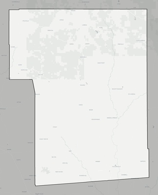 Smith County MS county basemap context