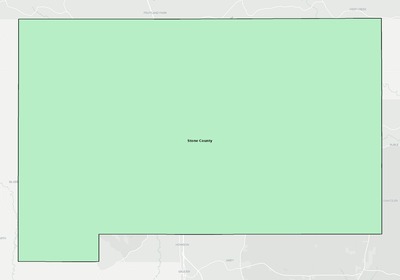Stone County MS school district boundaries map