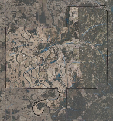 Tallahatchie County MS USGS imagery and topo map