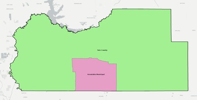 Tate County MS school district boundaries map