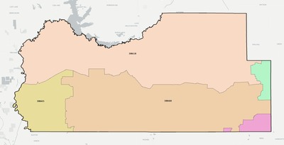 Tate County MS ZIP code boundaries map