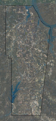 Tishomingo County MS USGS imagery and topo map