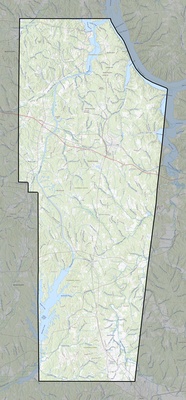 Tishomingo County MS USGS topo map