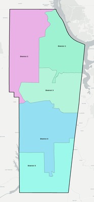 Tishomingo County MS townships and subdivisions map