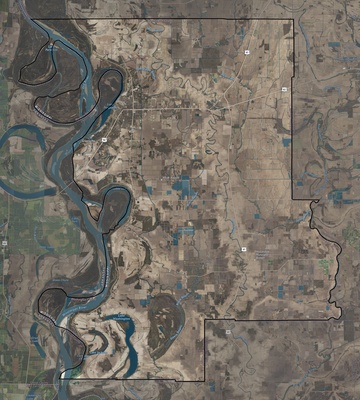 Washington County MS USGS imagery and topo map