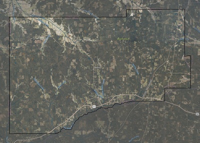 Webster County MS USGS imagery and topo map