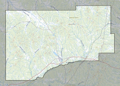 Webster County MS USGS topo map