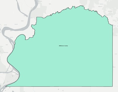 Wilkinson County MS school district boundaries map