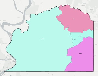 Wilkinson County MS ZIP code boundaries map