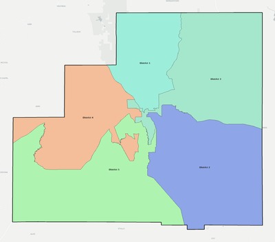 Winston County MS townships and subdivisions map
