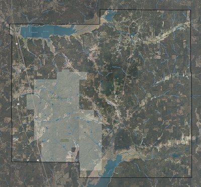 Yalobusha County MS USGS imagery and topo map