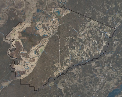 Yazoo County MS USGS imagery and topo map