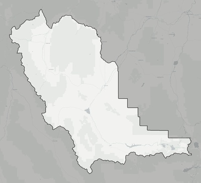 Beaverhead County MT county basemap context