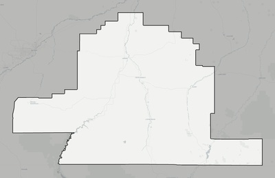 Big Horn County MT county basemap context