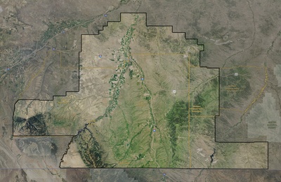 Big Horn County MT USGS imagery and topo map