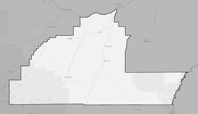 Carbon County MT county basemap context