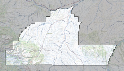 Carbon County MT USGS topo map