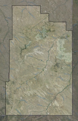 Carter County MT USGS imagery and topo map
