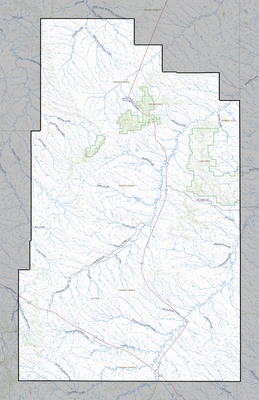 Carter County MT USGS topo map