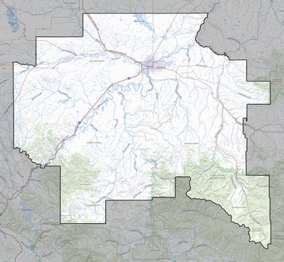 Cascade County MT USGS topo map