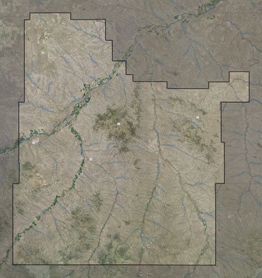 Custer County MT USGS imagery and topo map