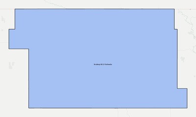 Daniels County MT school district boundaries map