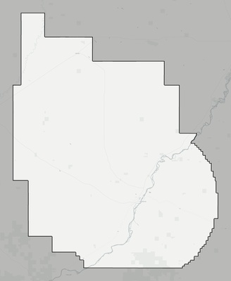 Dawson County MT county basemap context