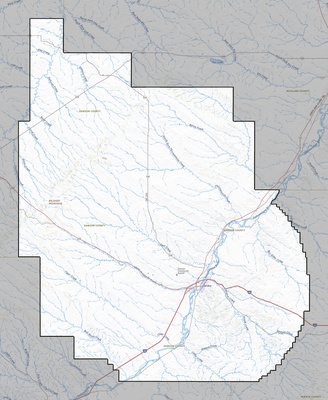 Dawson County MT USGS topo map