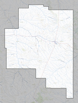 Fallon County MT USGS topo map