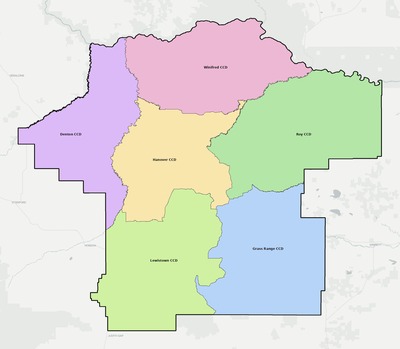 Fergus County MT county subdivision map preview