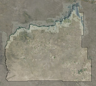 Garfield County MT USGS imagery and topo map