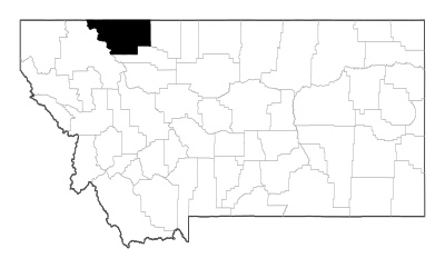 Glacier County in Montana
