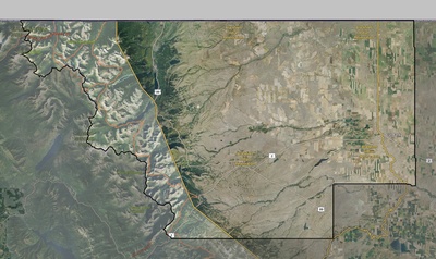 Glacier County MT USGS imagery and topo map
