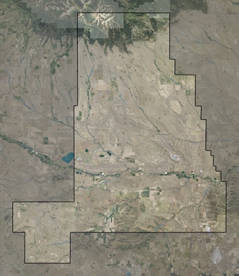 Golden Valley County MT USGS imagery and topo map