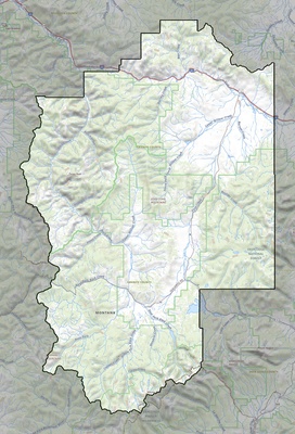 Granite County MT USGS topo map